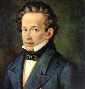 A. Ferrazzi - Ritratto di Giacomo Leopardi, 1820, Recanati
